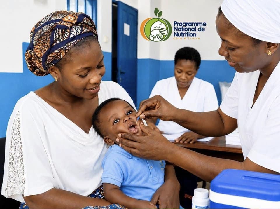Côte d'Ivoire : plus de 4,1 millions d'enfants ont reçu la vitamine A lors de la campagne nationale