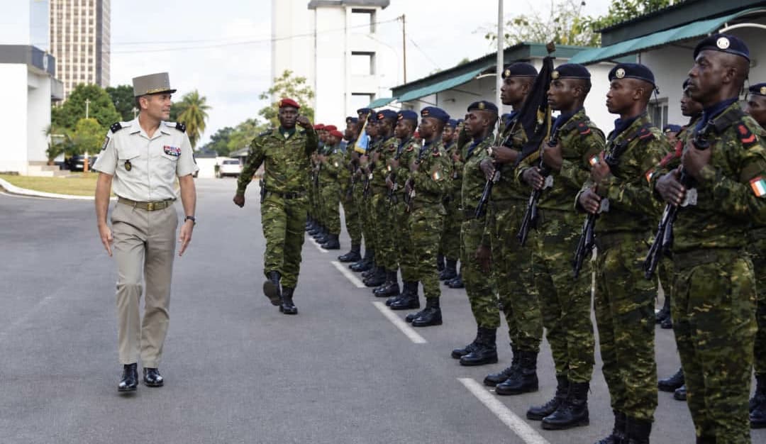 Le Général Lassina Doumbia a reçu Valentin Seiler, nouveau chef du Commandement pour l’Afrique des armées françaises