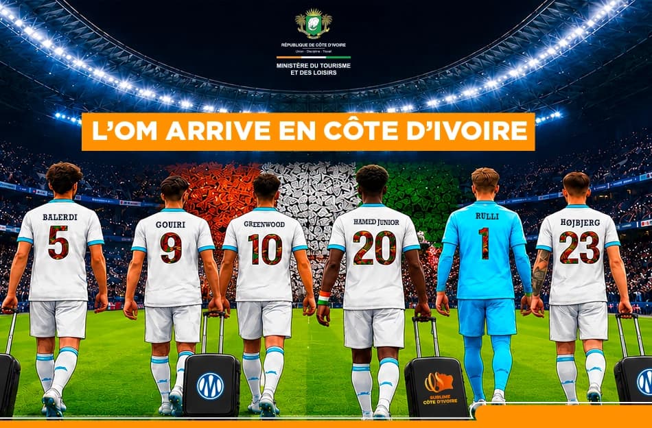 Tourisme : la Côte d’Ivoire mise sur l’Olympique de Marseille et « Sublime Côte d’Ivoire » pour renforcer son attractivité internationale
