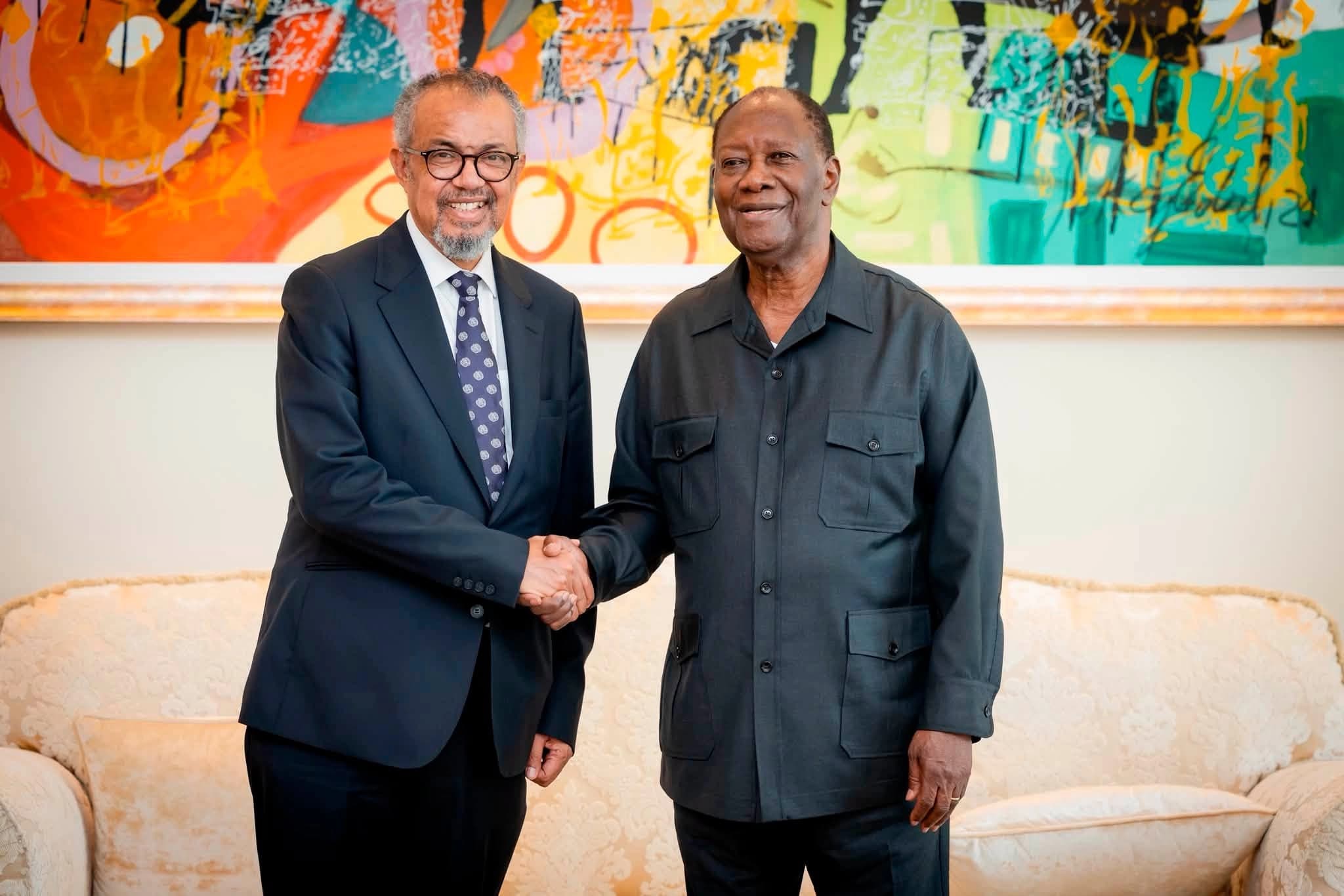 Santé en Côte d’Ivoire : ce que révèle la rencontre entre Alassane Ouattara et le DG de l’OMS
