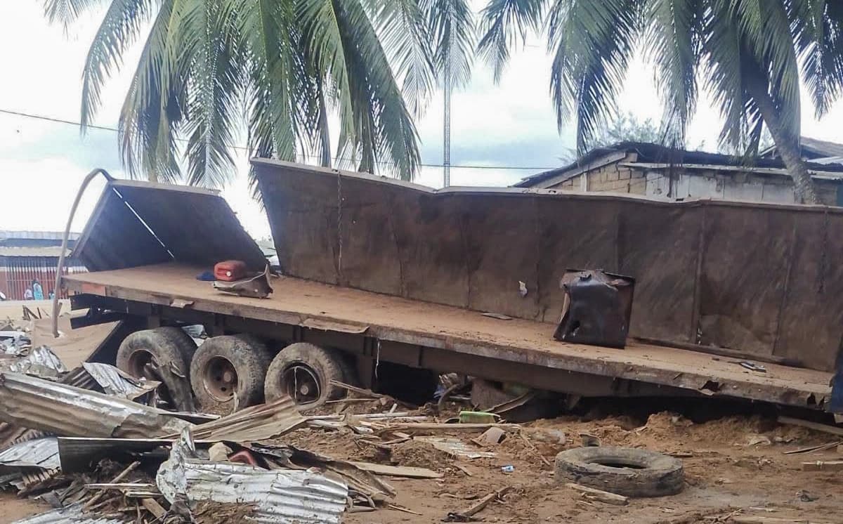 Côte d’Ivoire : un camion de 40 tonnes de latex fait quatre morts dans un restaurant à Irobo