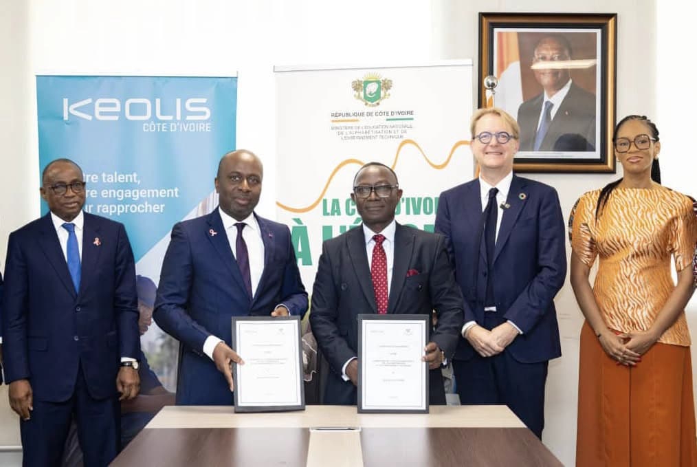 Côte d’Ivoire : N’ Guessan Koffi mise sur Keolis pour former les jeunes aux métiers du métro d’Abidjan